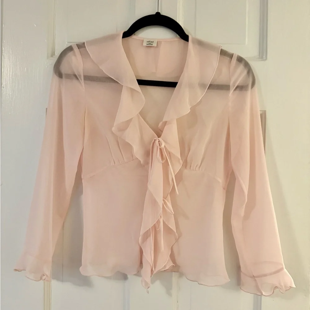 Wilfred Light Pink Frenchy Blouse - Picture 2 of 7